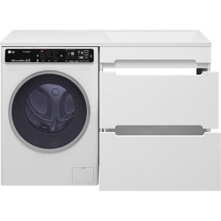 Напольная тумба под раковину Misty Байкал 130 R УТ000014755 68.6 см белый